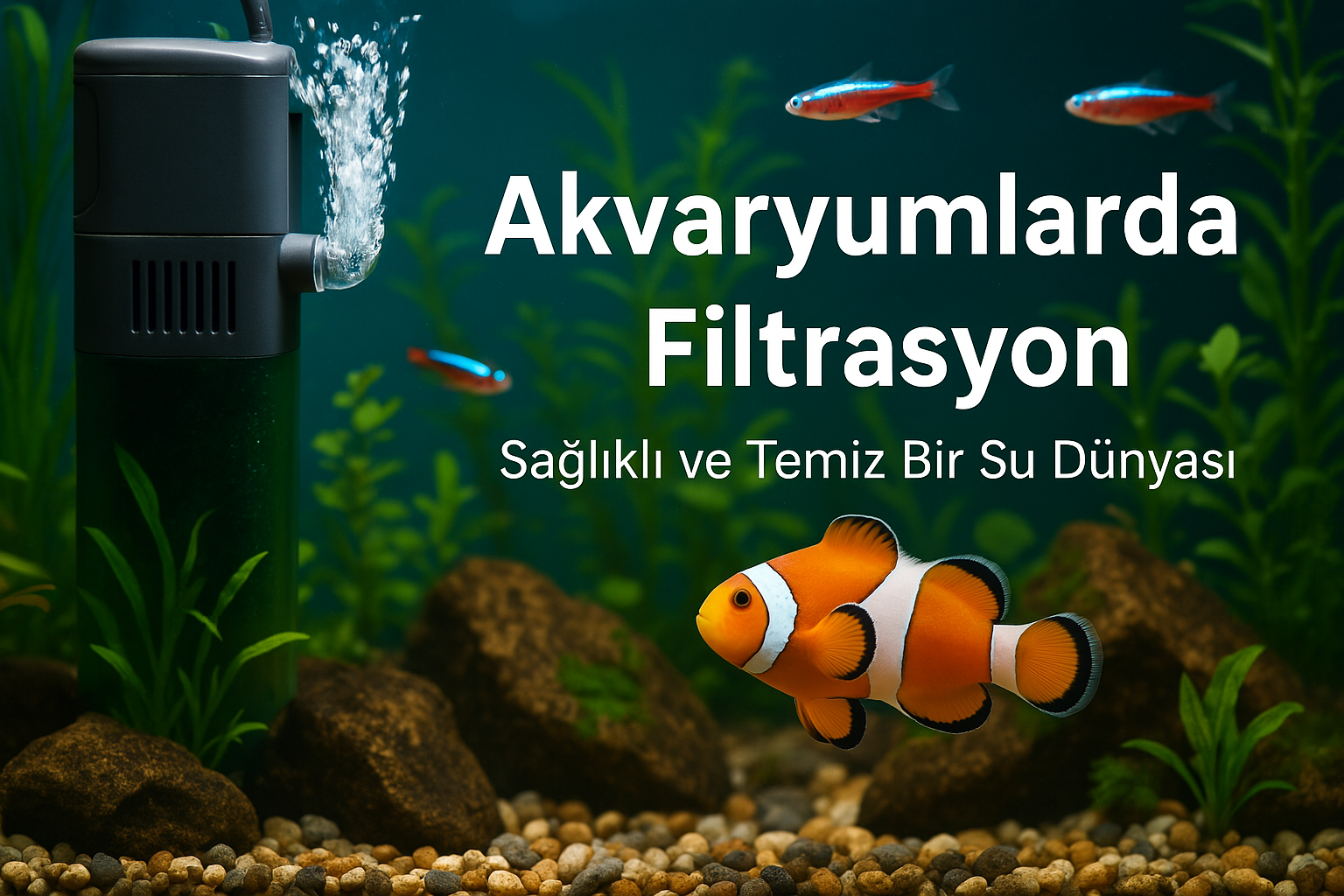 Akvaryumlarda Filtrasyon: Sağlıklı ve Temiz Bir Su Dünyası